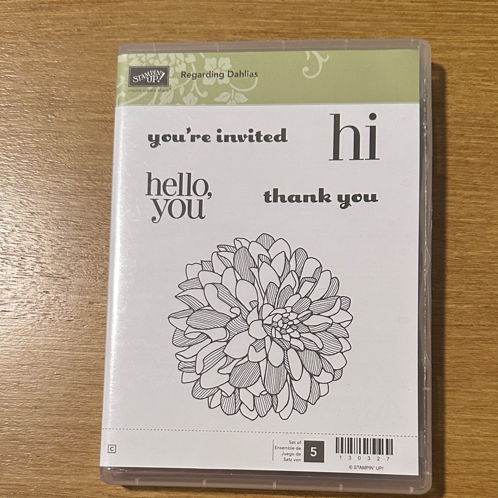Stampin' Up! Regarding Dahlias